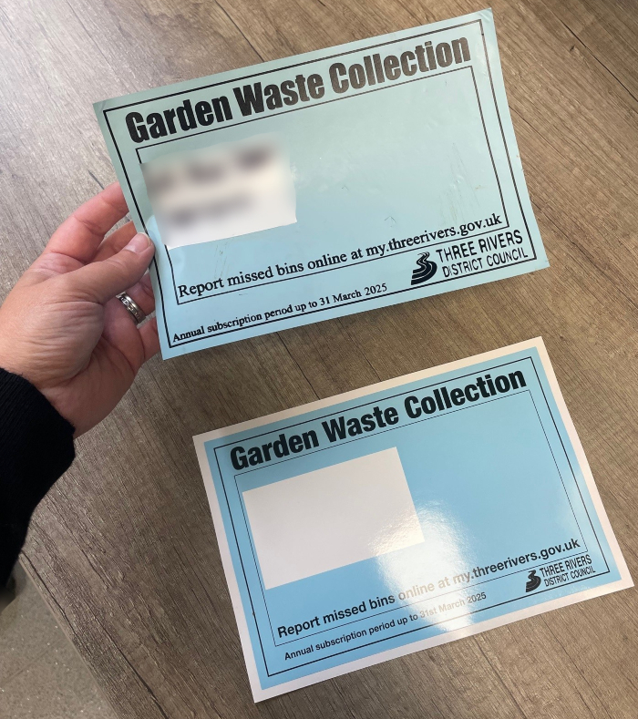 Council warns of fake garden waste stickers being sold | Crime and